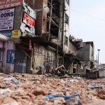 New Delhi: A view of tyre market after the riots in Northeast Delhi’s Karawal Nagar, New Delhi on Feb 26, 2020. (Photo: Bidesh Manna/IANS)