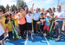 Surrey opens new artificial turf field and rubberized walking track at Newton Athletic Park