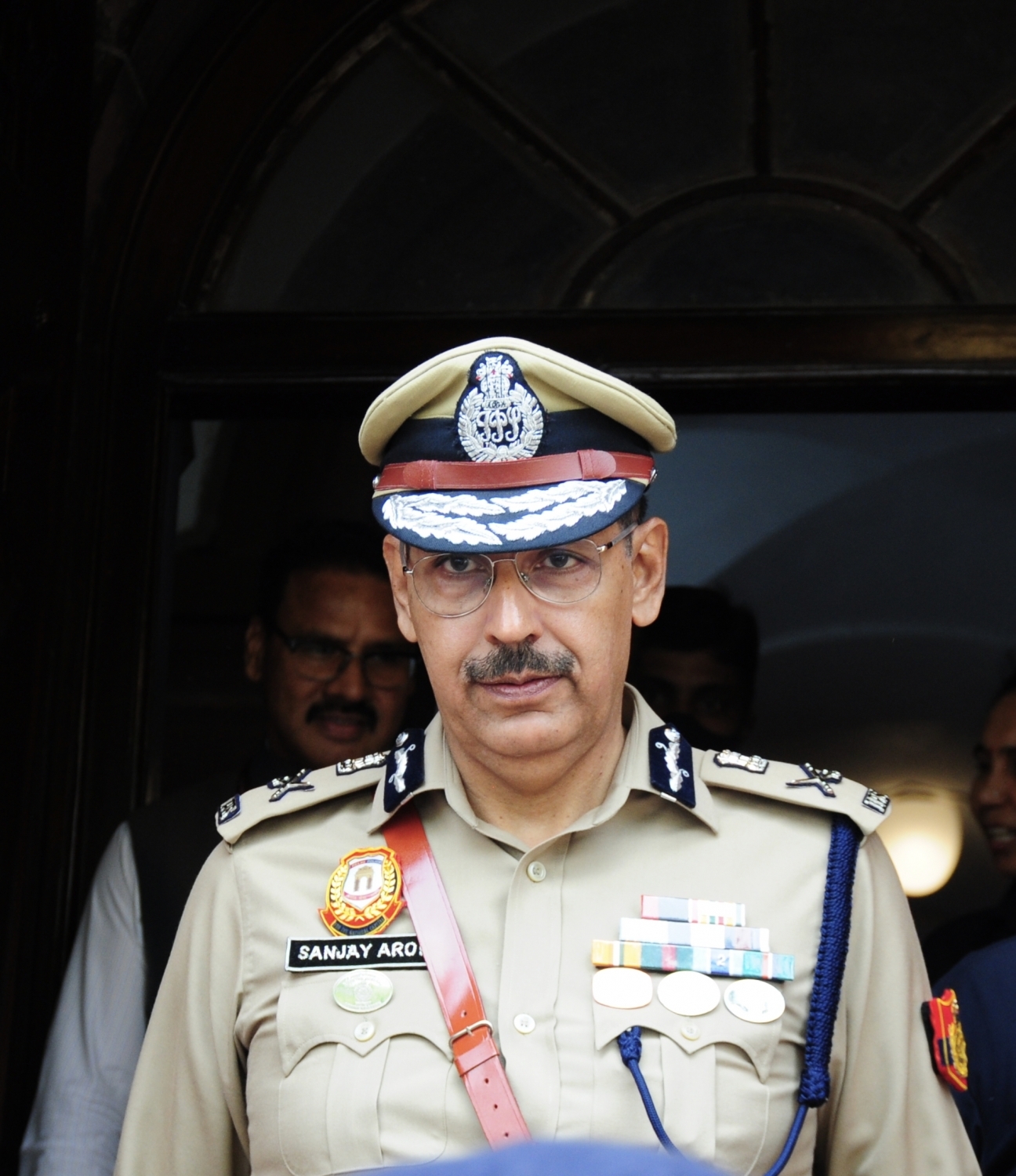 New Delhi: Delhi Police Commissioner Sanjay Arora after meeting with Home Minister Amit Shah, at Parliament in New Delhi on Tuesday, Aug. 02, 2022.  (Photo: Qamar Sibtain/IANS)
