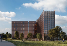 New student housing under construction at BCIT