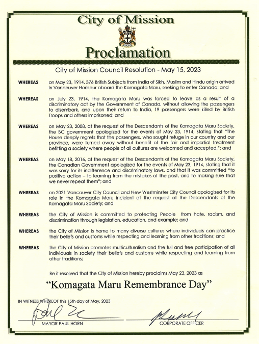 KM PROCLAMATION MISSION