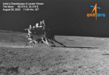 India’s Chandrayaan-3 Mission: Pragyan Rover photographs Vikram Lander