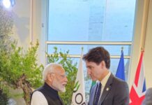 Trudeau and Modi meet at G7 Leaders’ Summit