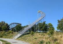Towering new art installation at Hastings Park invites you to climb, sit, enjoy view