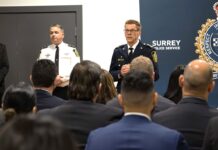 Surrey Police Service hiring surpasses 50% milestone with 410 police officers