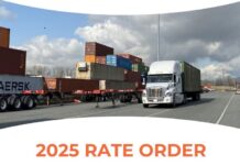 New minimum regulated rates for container trucking services