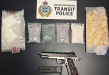 Transit Police arrest Coquitlam man, seize drugs and firearm