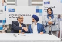 Bikram Dhillon and family make landmark gift to TMU School of Medicine in Brampton