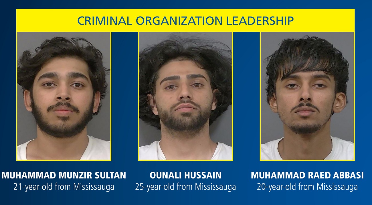 Organized crime group of men in their 20s and teens linked to GTA home invasions taken down