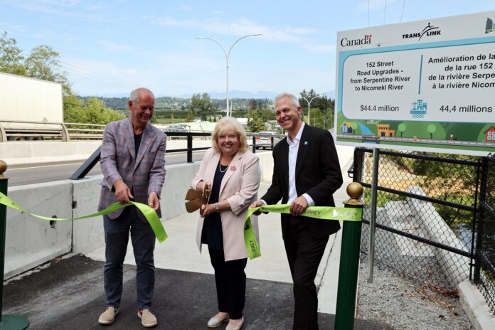 SURREY THU 152 Bridge ribbon cutting