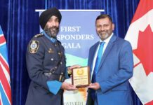 12 first responders honoured at gala organized by Dwivedi Foundation