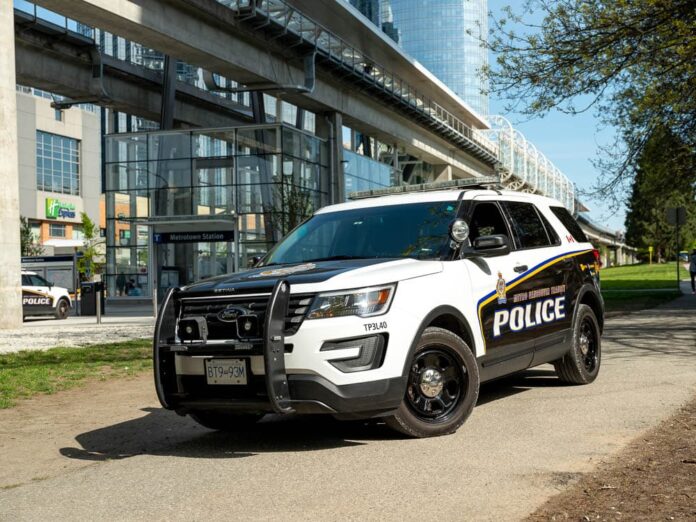 Transit Police Vehicle at Metrotown