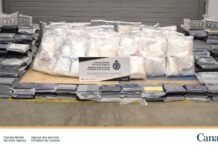 Cocaine, meth headed for Australia seized at Vancouver International Airport