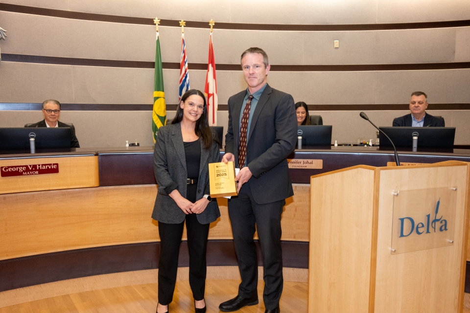 City of Delta recognized with FortisBC 2025 Efficiency in Action Award