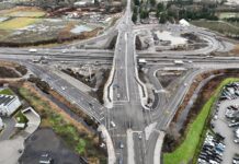 Paving complete on the new Steveston interchange