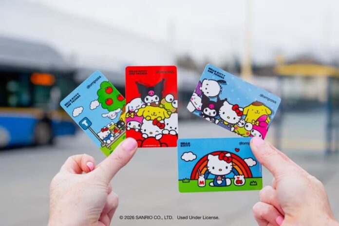 limited edition compass card Hello Kitty and friends featured on new limited-edition Compass Cards