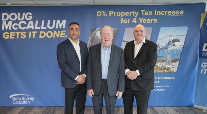 McCallum will be mayor of Surrey again; says Nagra will be deputy mayor