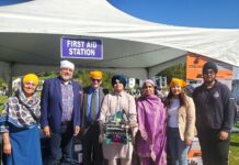 MLAs Garry Begg and Amna Shah attend Khalsa School’s 5th Annual Vaisakhi Jorh Mela