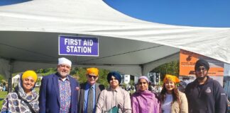 MLAs Garry Begg and Amna Shah attend Khalsa School’s 5th Annual Vaisakhi Jorh Mela