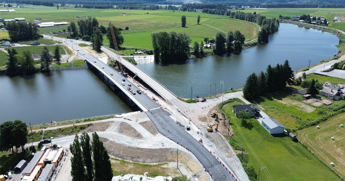 Dewdney Bridge replacement reaches completion