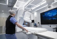 Modernized interventional radiology suite at Abbotsford Regional Hospital; more advanced, less invasive care