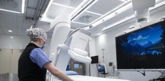 Modernized interventional radiology suite at Abbotsford Regional Hospital; more advanced, less invasive care