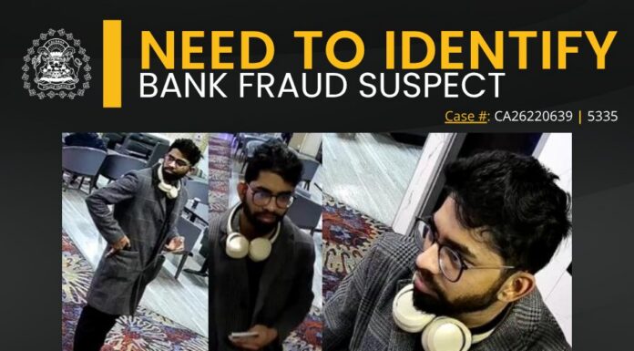 Calgary Police looking for man allegedly involved in bank fraud scheme