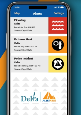 City of Delta keeps public informed with new alert system