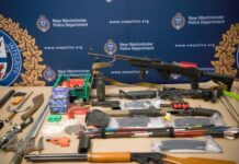 Multiple weapons seized in sexual exploitation investigation by New Westminster Police