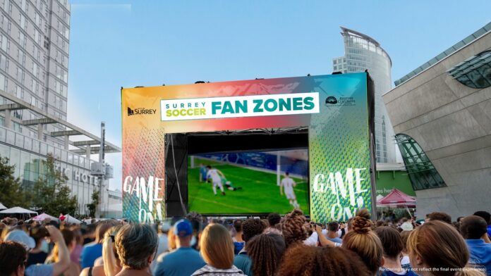 Surrey Soccer Fan Zone_Surrey Civic Plaza_Rendering