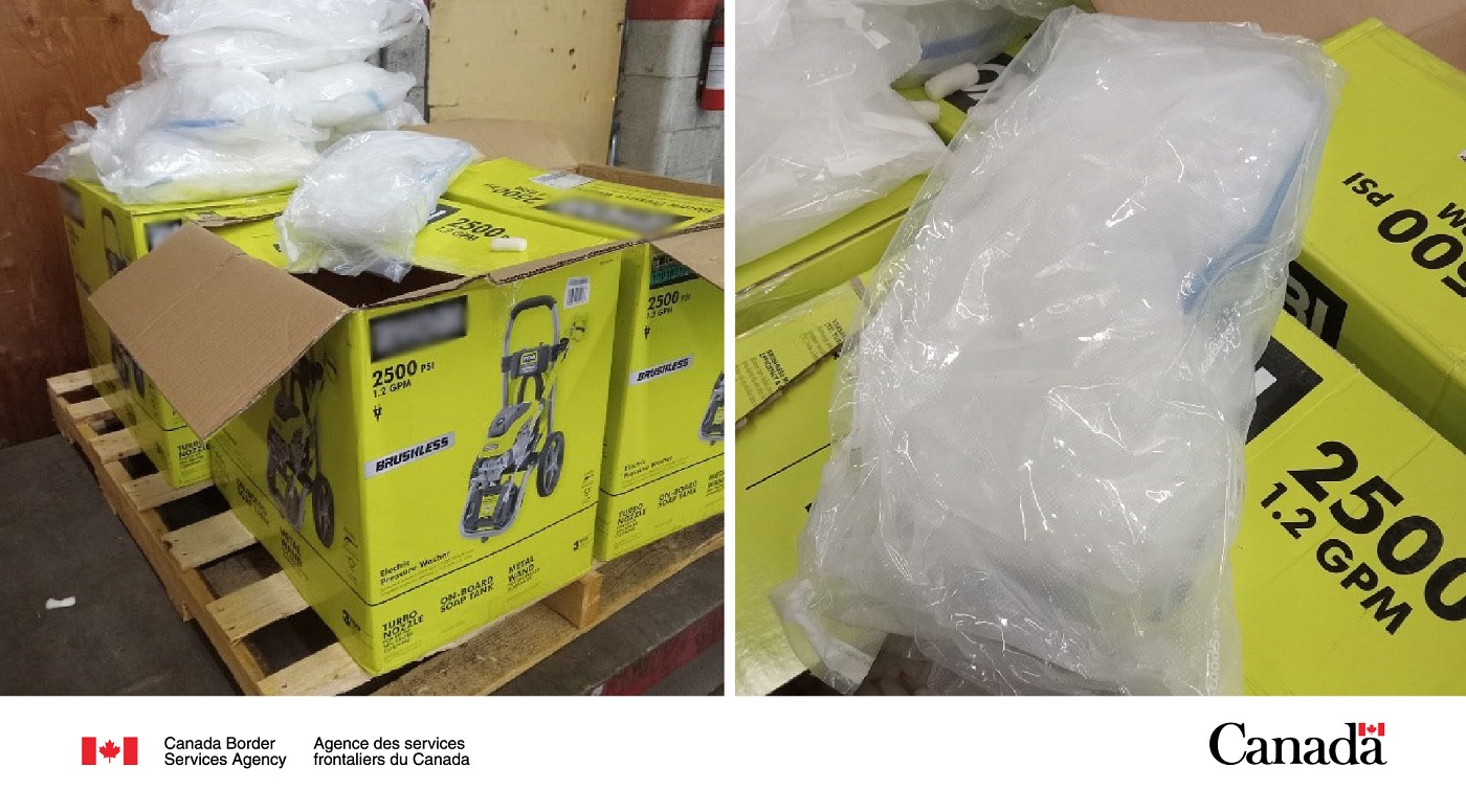 300kg of meth hidden inside pressure washers headed for Australia seized...