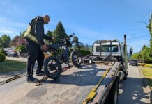 High-speed wheelies land 15-year-old with fine in North Vancouver; e-dirt bike impounded