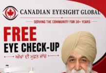 Canadian Eyesight Global honors founder Anup Singh Jubbal with free Surrey eye clinic on June 14