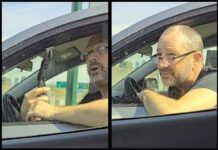 Road rage suspect allegedly threatened another driver with a knife