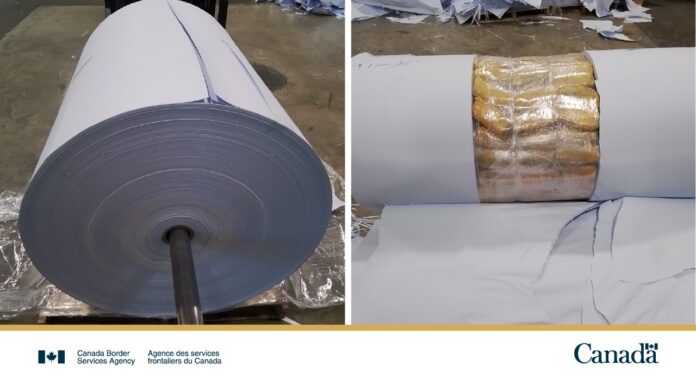 CBSA seizes more than half a tonne of opium concealed in paper shipment at Delta