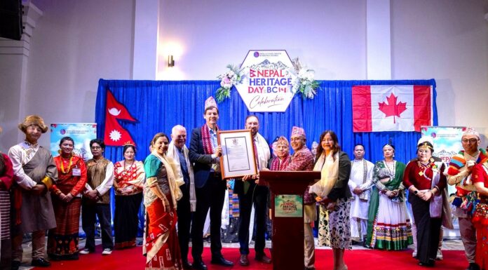 Premier David Eby and NDP MLAs honour Nepali Heritage Day