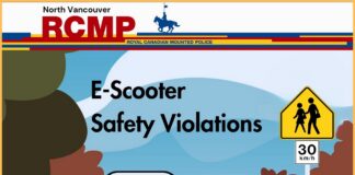 Guardian ticketed following e‑scooter crash involving 12‑year‑old in North Van