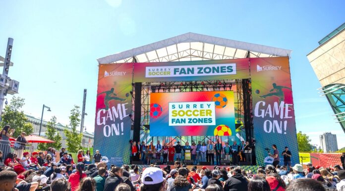 Fourth Surrey Soccer Fan Zone at Holland Park
