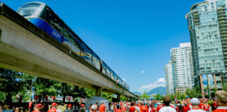 Ridership data shows crowds took transit from all over Metro Vancouver to support Team Canada