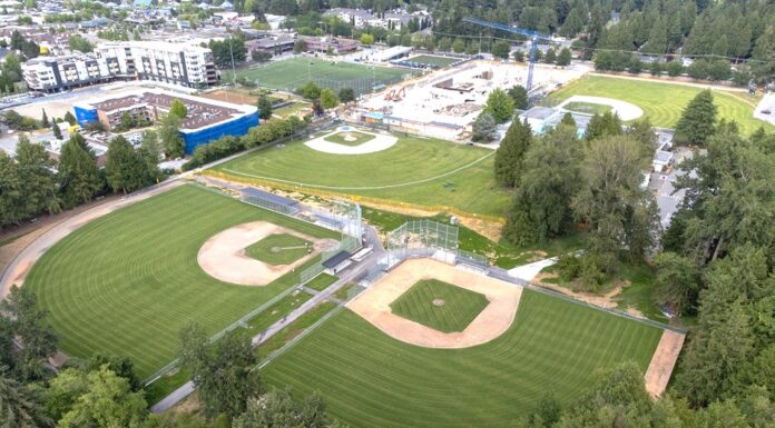 New baseball diamonds open in Delta’s Winskill Park