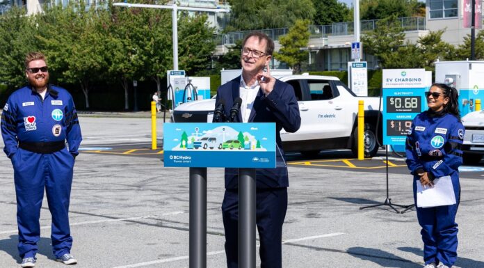 Tripling public charging network: BC Hydro will deploy 3,500 public charging ports by 2035