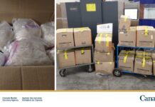 CBSA officers seize 300 kg of meth, 80 kg of cocaine at Coutts port of entry in Alberta