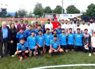 Surrey MLAs at BC Tigers Football Club’s Miri Piri Soccer Tournament