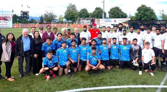 Surrey MLAs at BC Tigers Football Club’s Miri Piri Soccer Tournament
