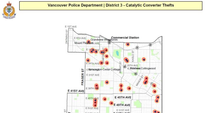 Rash of catalytic converter thefts sparks Vancouver Police warning