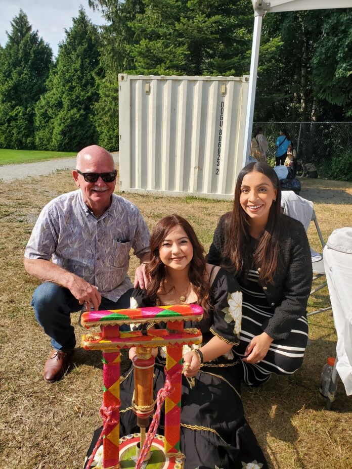 MLA Garry Begg, MLA Amna Shah and MLA Jessie Sunner