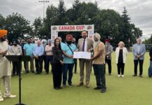 MLAs Jessie Sunner and Jagrup Brar celebrate at annual West Coast Kings Canada Cup