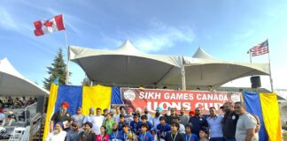 At Sikh Games Canada in Surrey