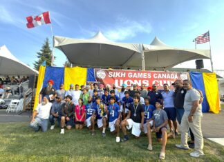 At Sikh Games Canada in Surrey