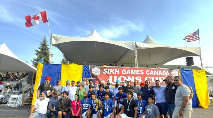 At Sikh Games Canada in Surrey